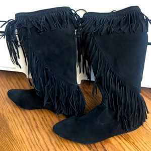 Sam Edelman fringe boots